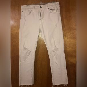Men’s Pacsun off white skinny jeans